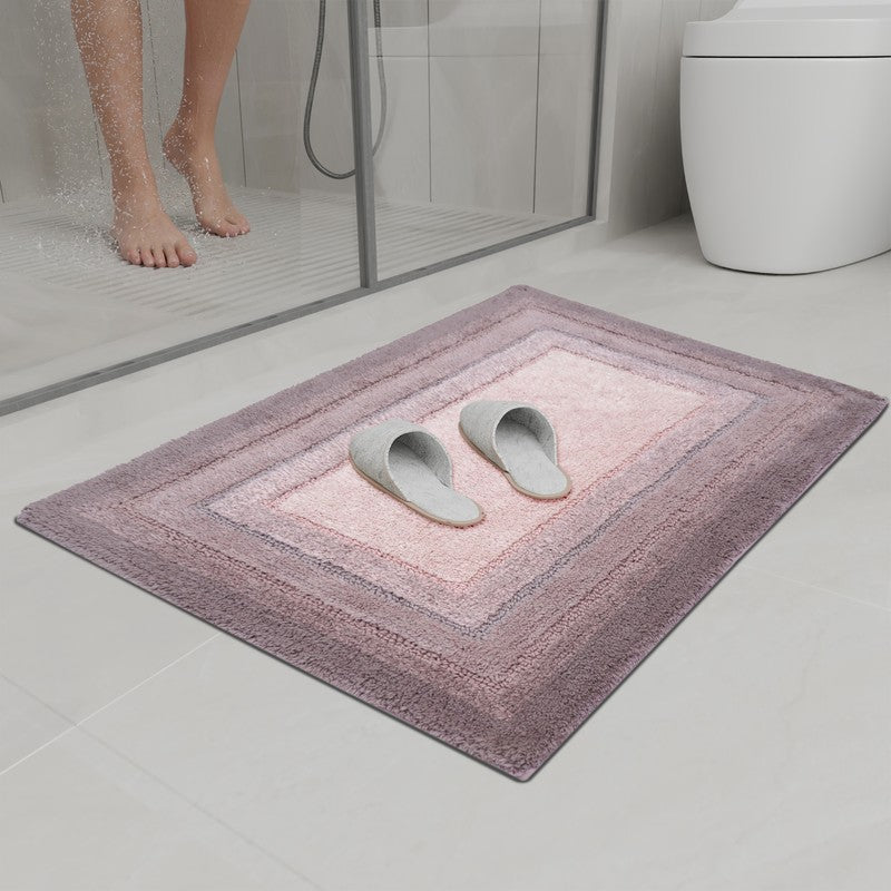 Dryora Cotton Bath Mat - Pink media 3