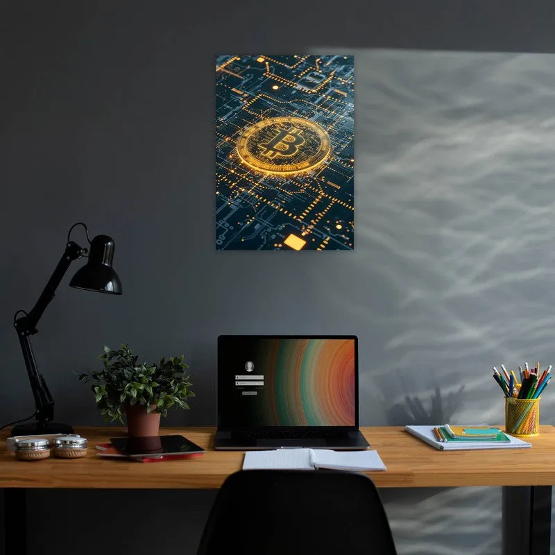Crypto Circuit Wall Poster media 3