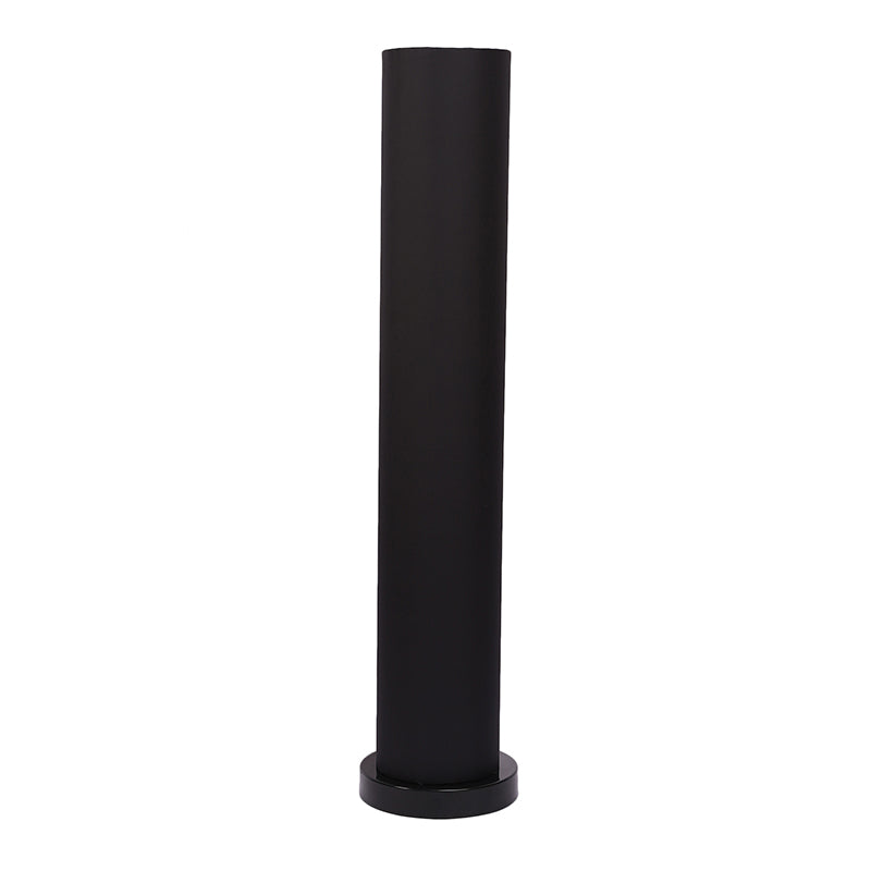 Eshe Wooden Tower Floor Lamp - Black - Black media 4
