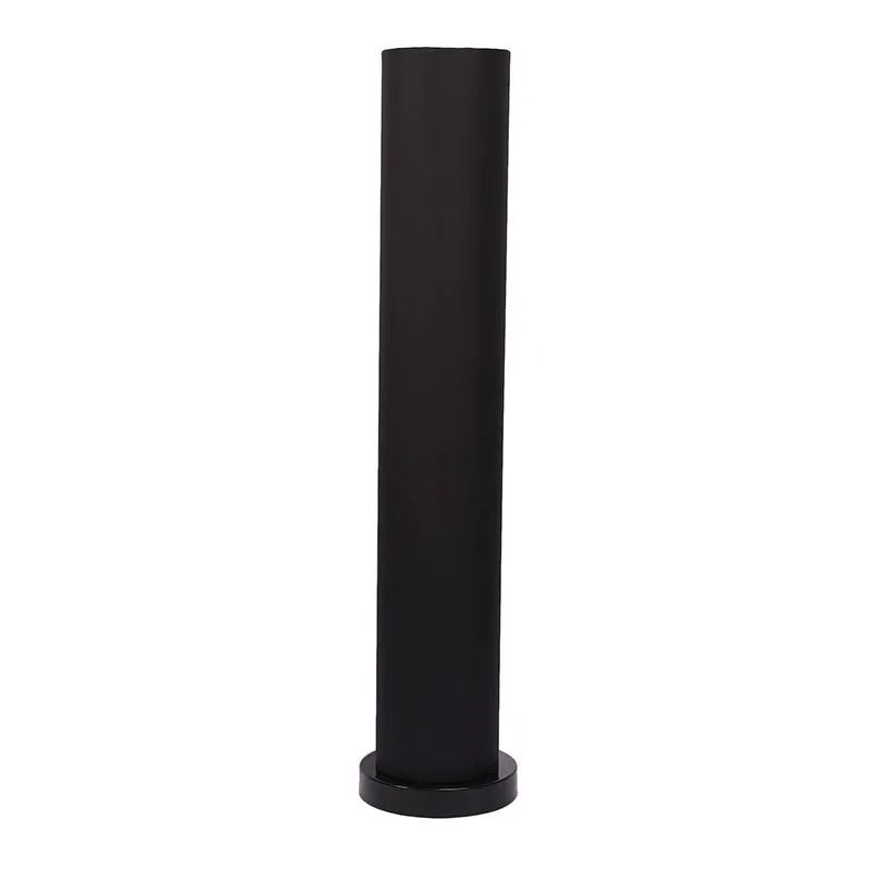 Eshe Wooden Tower Floor Lamp - Black - Black media 4