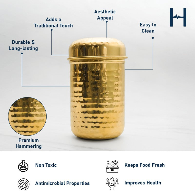 PureForm Gold Brass Container - 750 mL media 10