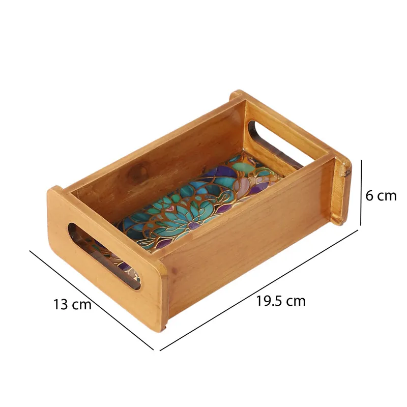 Floral Feast Wooden Serving Tray media 6