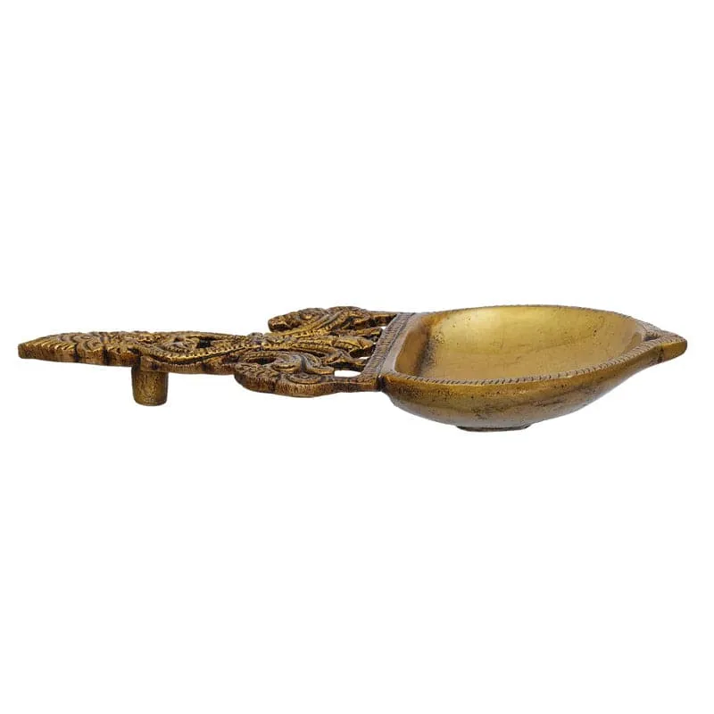 Kesara Ethnic Diya With Handle media 3