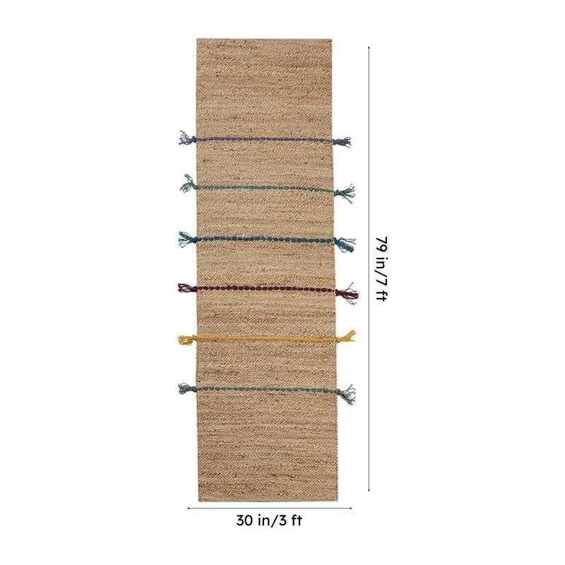 Path weave Handwoven Jute Runner Rug media 8