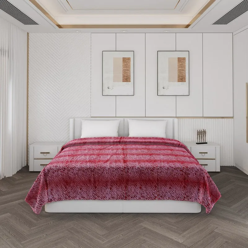 Monte Carlo Azure Dreamscape Blanket (Red) - 850 GSM media 4