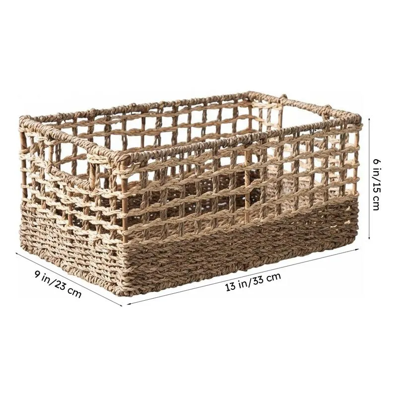 Verno Natural Fiber Storage Basket media 7