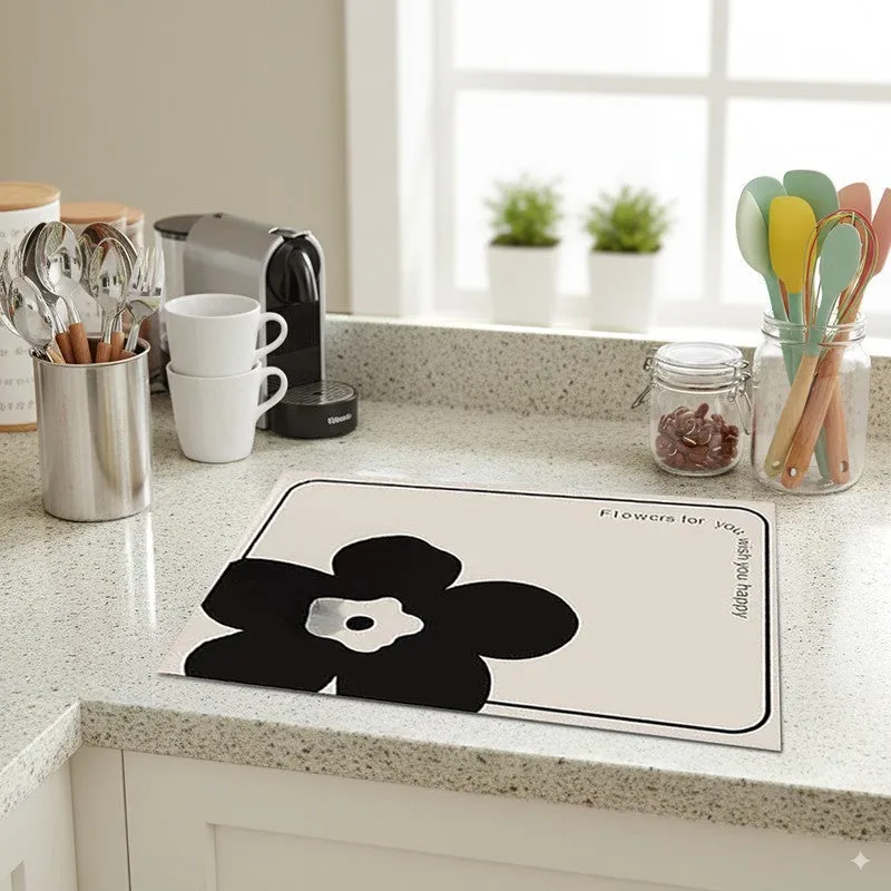 Kitchen Cloud Dish Drying Mat media 1