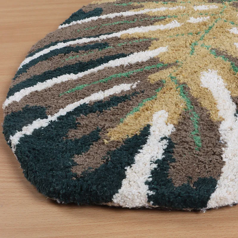 Monsterosa Poly Cotton Bath Mat- Brown media 4