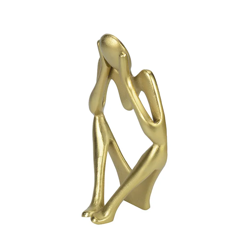 Echo Of Silence Aluminium Showpiece - Gold media 5