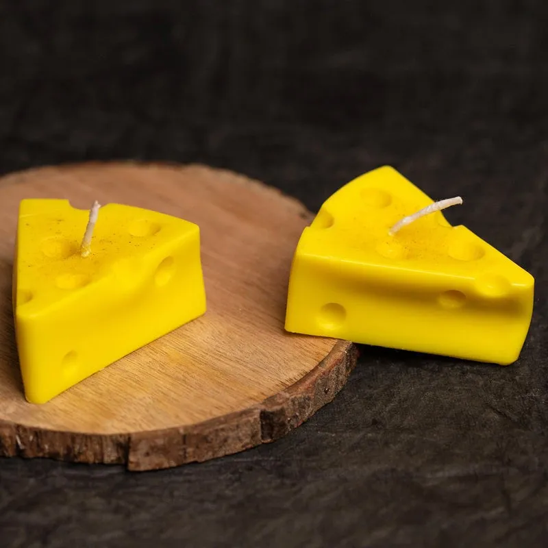 Yummy Cheese Cinnamon Scented Candle - Set Of Two media 4