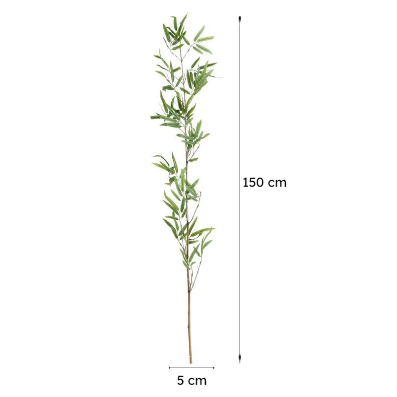 Bamboo Stick Artificial Plant Without Pot - 5 ft media 10