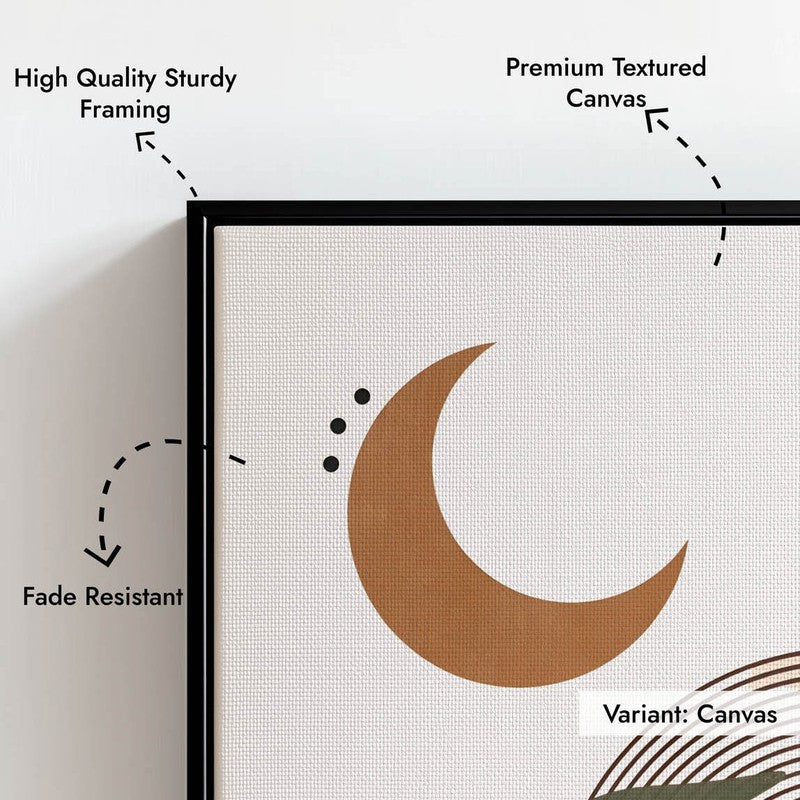 Moonlit Tropics Wall Art - Black Frame media 7