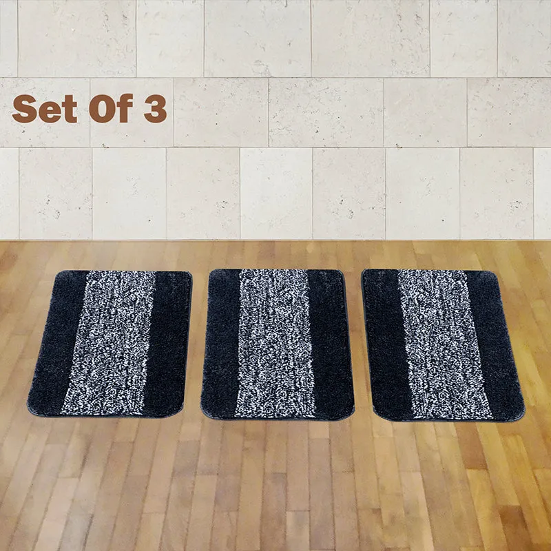 Marvis Anti Skid Bath Mat (Dark Grey) - Set Of Three media 1