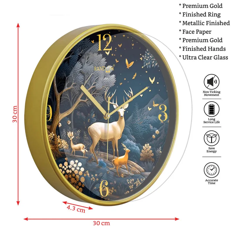 Maelis Sweep Silent Wall Clock media 5