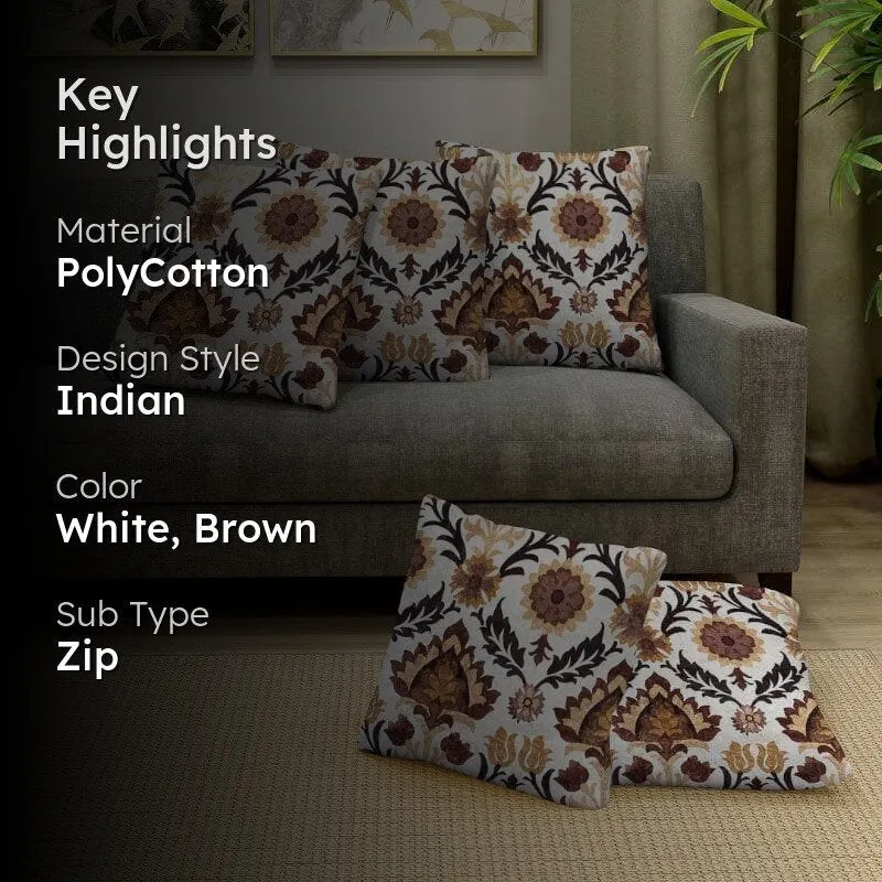 Ethnix Drama Cushion Cover - Set Of Five media 2