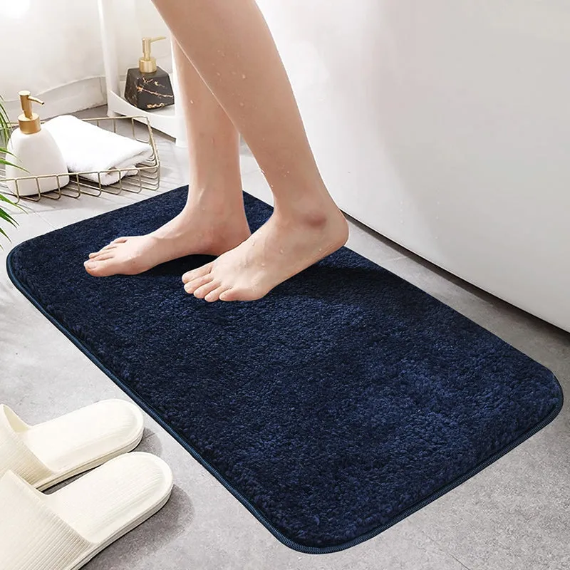Lois Anti Skid Bath Mat - Blue media 1