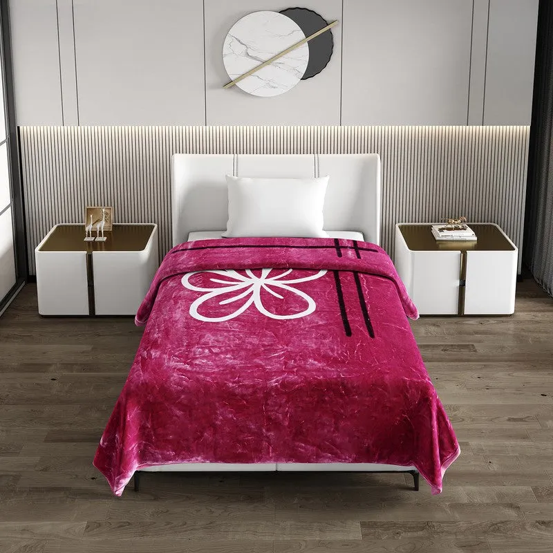 Monte Carlo Azure Dreamscape Blanket (Pink)- 950 GSM media 3