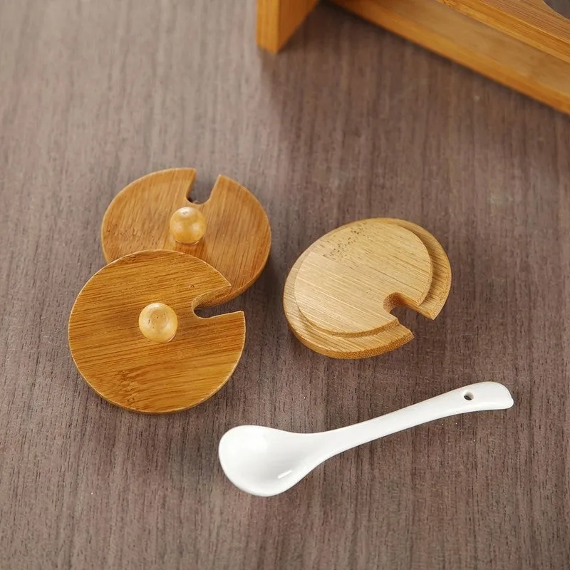 Spice Aura Ceramic Condiment Jars (170 mL Each) - Four Piece Set media 5