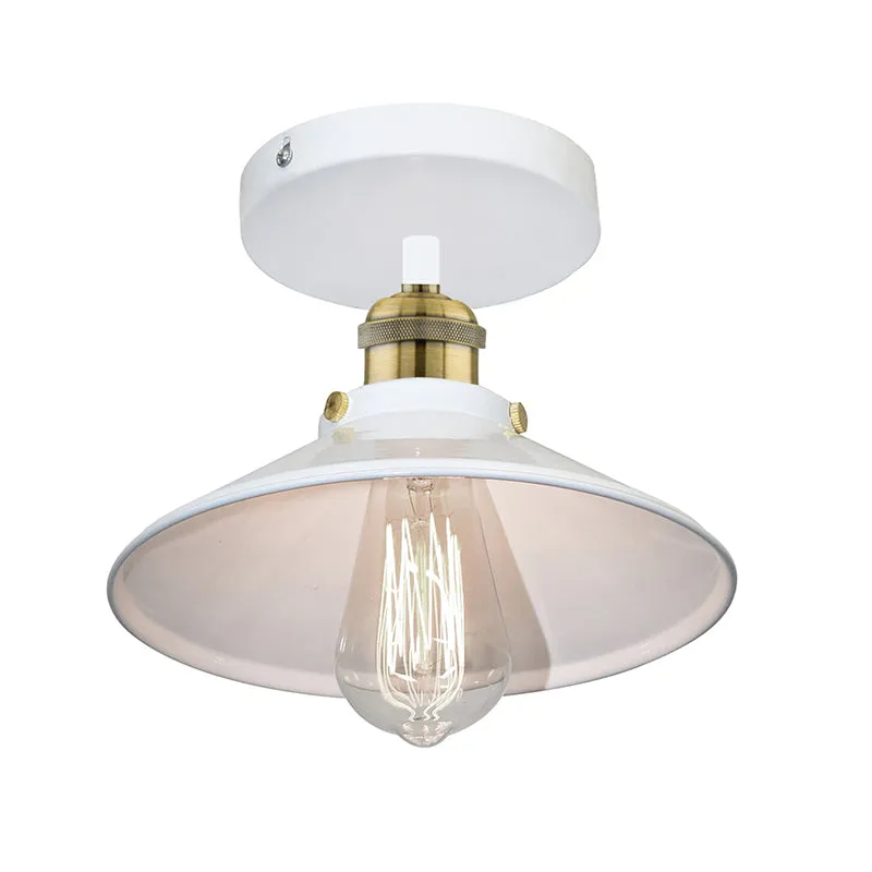 Cove Light Metal Ceiling Lamp - White media 3