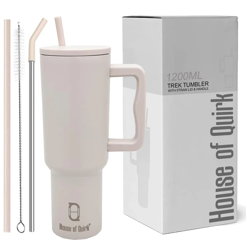 Hydra Boost Stainless Steel Tumbler (1200 ML) - Oat media 4