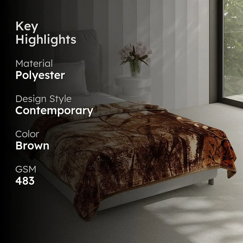 Monte Carlo Timber Tapestry Blanket - 483 GSM media 2