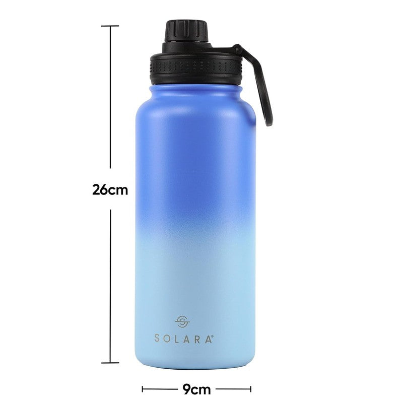 Solara Insulated Stainless Steel Bottle (1000 mL) - Blue media 8