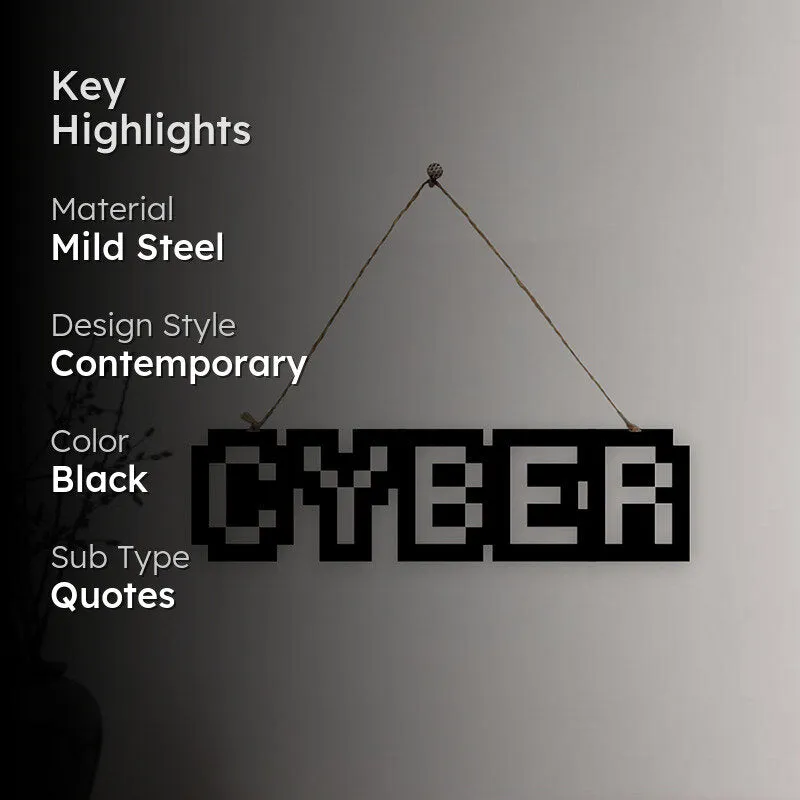 Cyber Mild Steel Wall Accent media 2