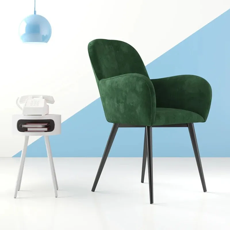Fernix Metal Accent Chair - Green media 5