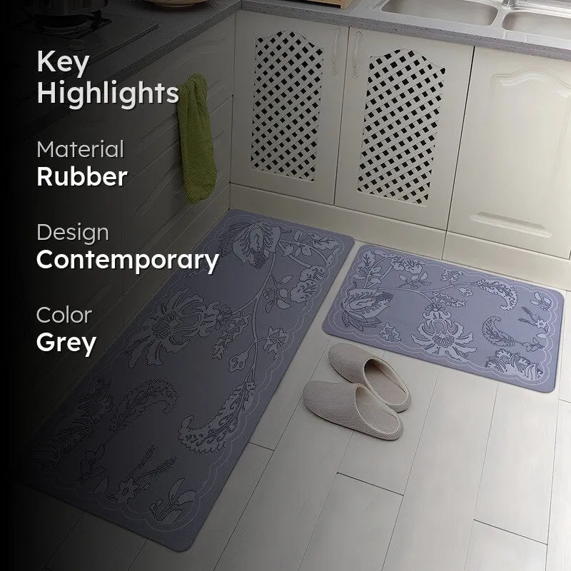 Cushmira Rubber Kitchen Floor Mats - Set of Two media 2