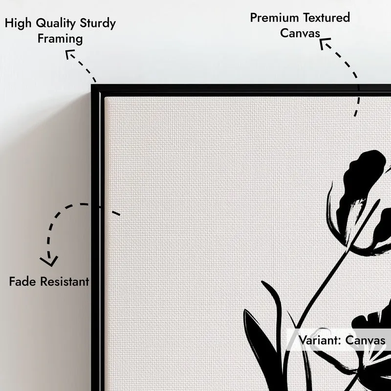 Wildbloom Canvas Wall Painting With Black Frame media 5