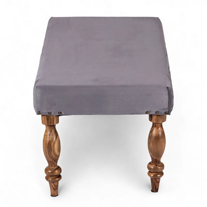 Dunex Sheesham Wooden Bench - Grey media 7