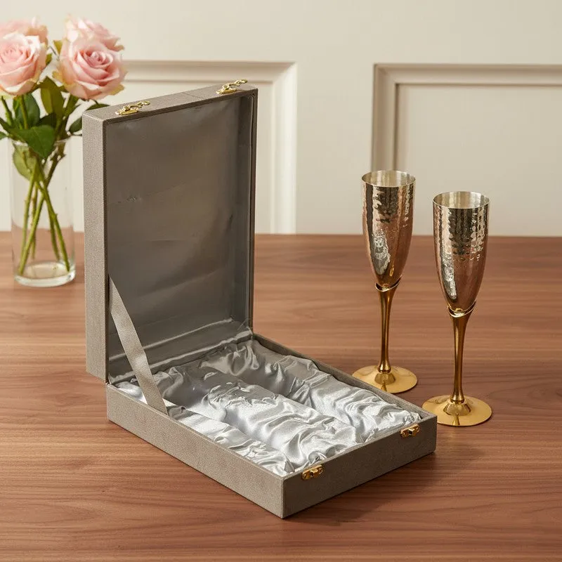 LuxePour Wine & Champagne Glasses (240 mL Each) - Three Piece Set media 1