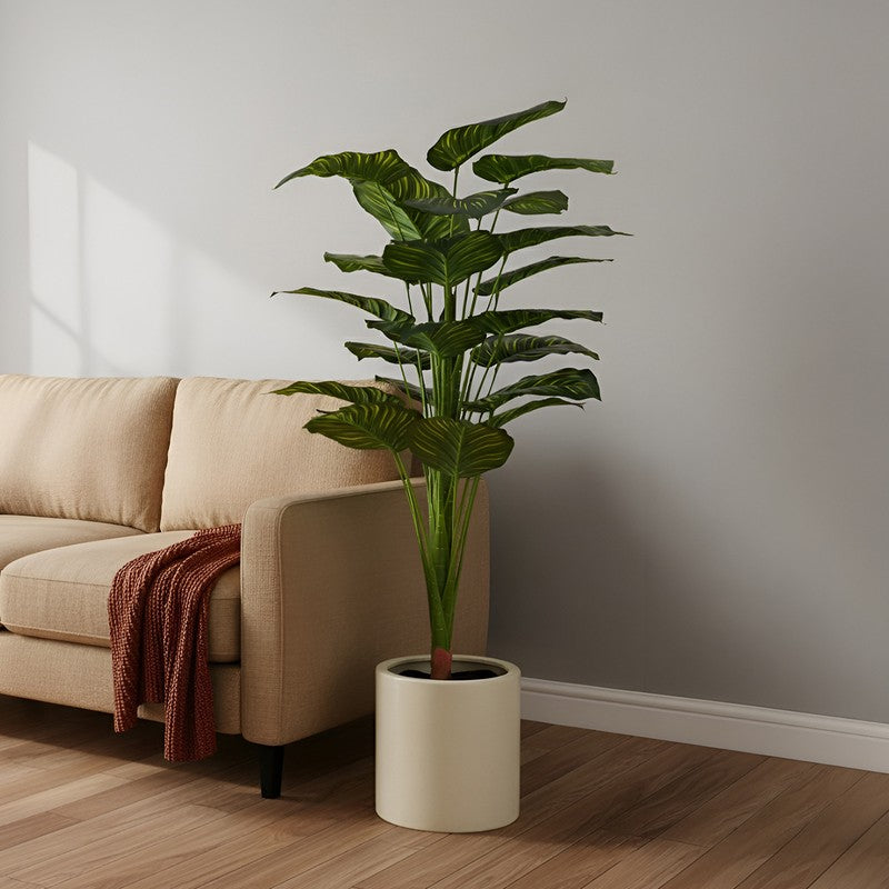 AarviDecor Lush Leaf PVC Artificial Plants media 4