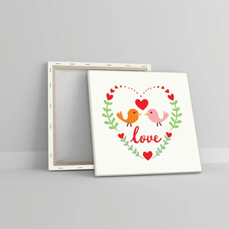 Love Notes Canvas Wall Painting - Set Of Two media 3