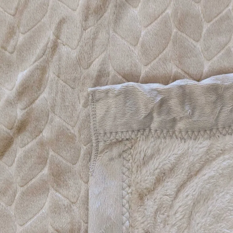 Solida Wool Blankets (Beige) - 330 GSM media 7