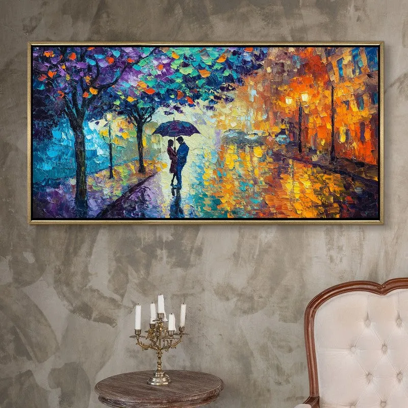 Amoria Canvas Wall Painting With Frame media 1