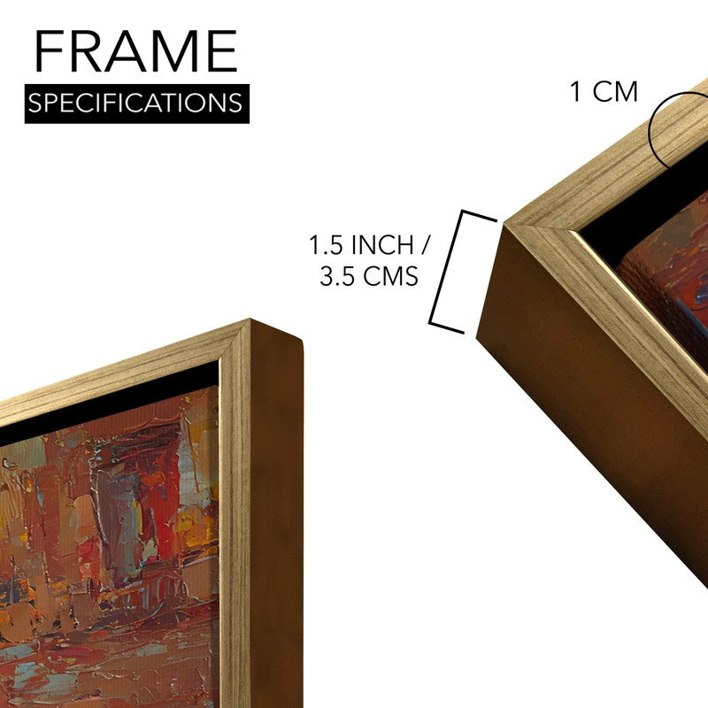 Scarlet Dance Canvas Wall Painting With Frame media 8