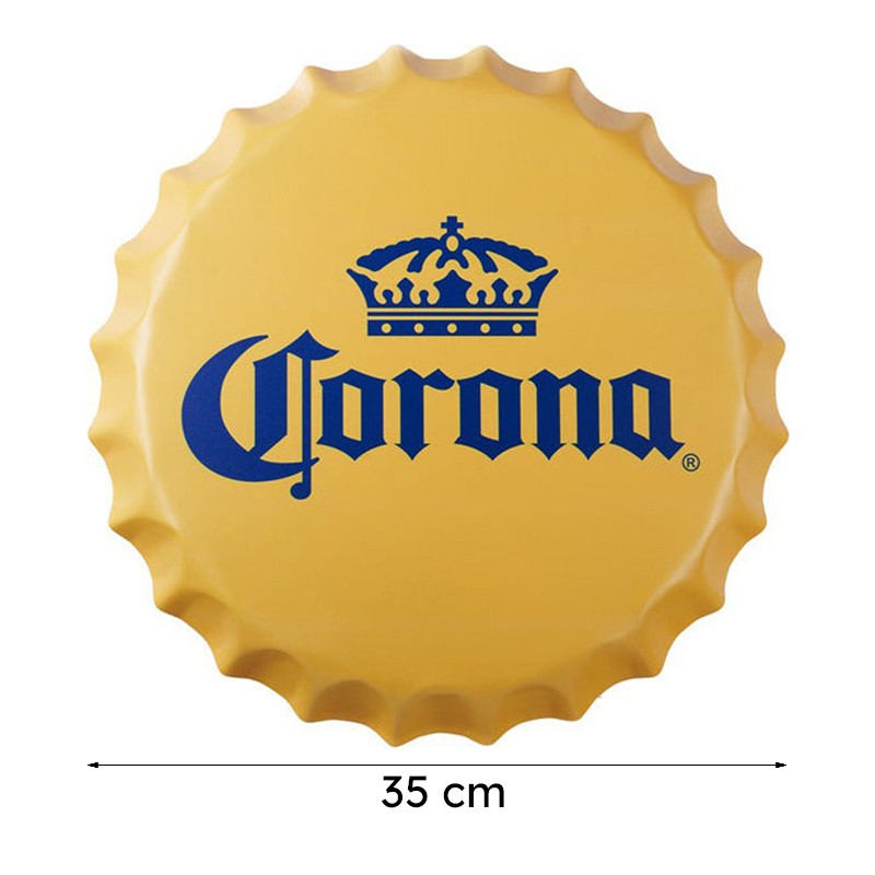Corona Bottle Cap Metal Wall Accent media 8