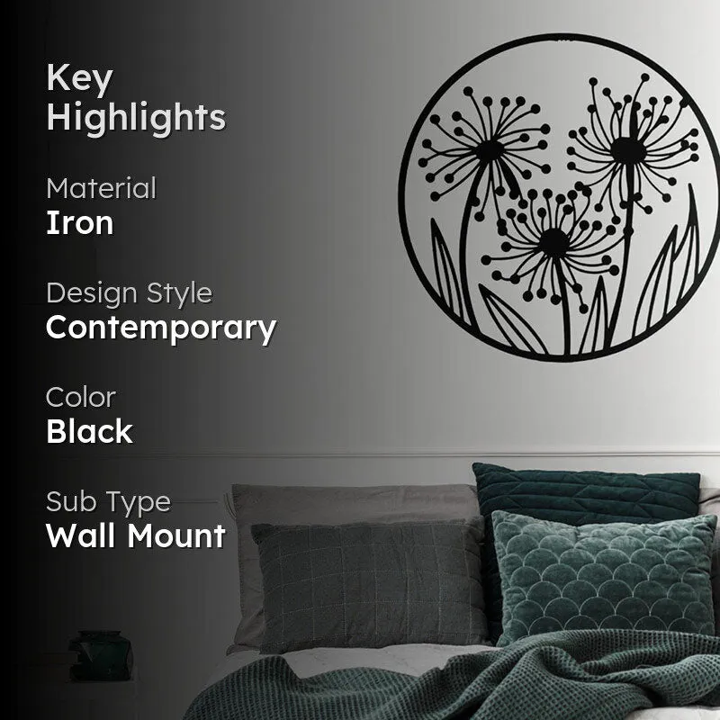 Fluer Black Iron Wall Accent media 2