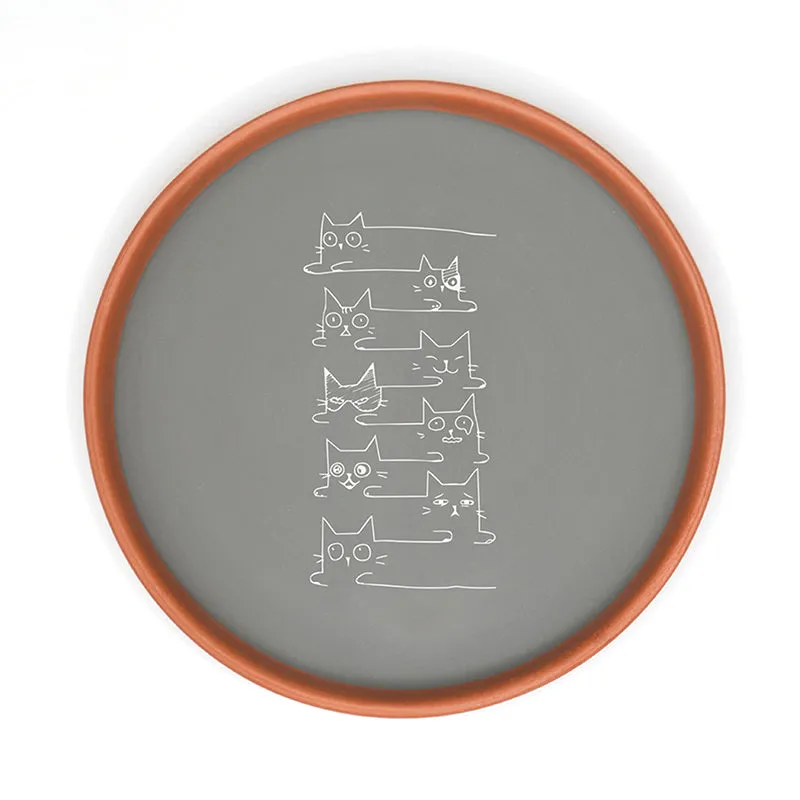 Paw Pause Terracotta Wall Plate media 4