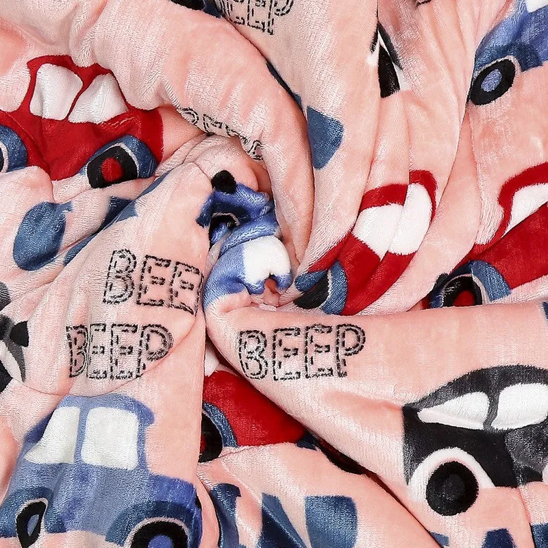 Monte Carlo Car Cuddle Kids Blanket - 1400 GSM media 6