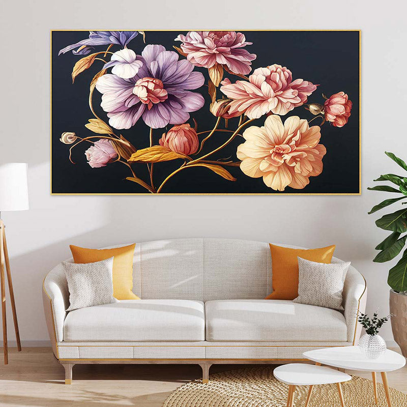Zenon Floral Canvas Wall Painting