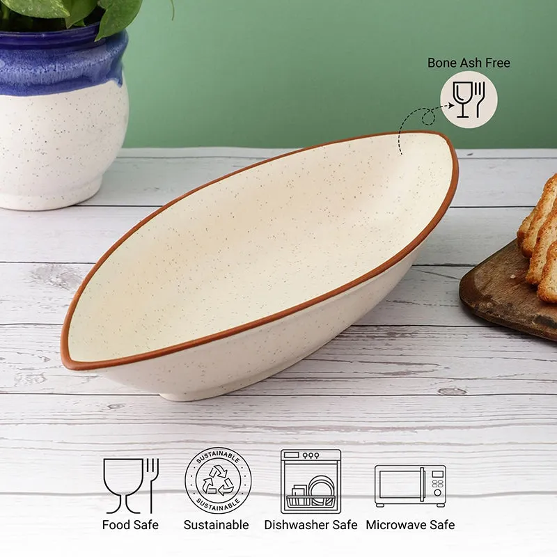 Viiva Ceramic Serving Bowl - 600 mL media 5
