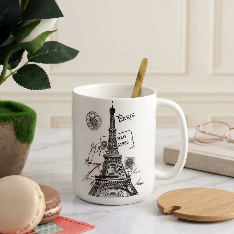 Paris Ceramic Party Coffee Mug (350 mL) media 1