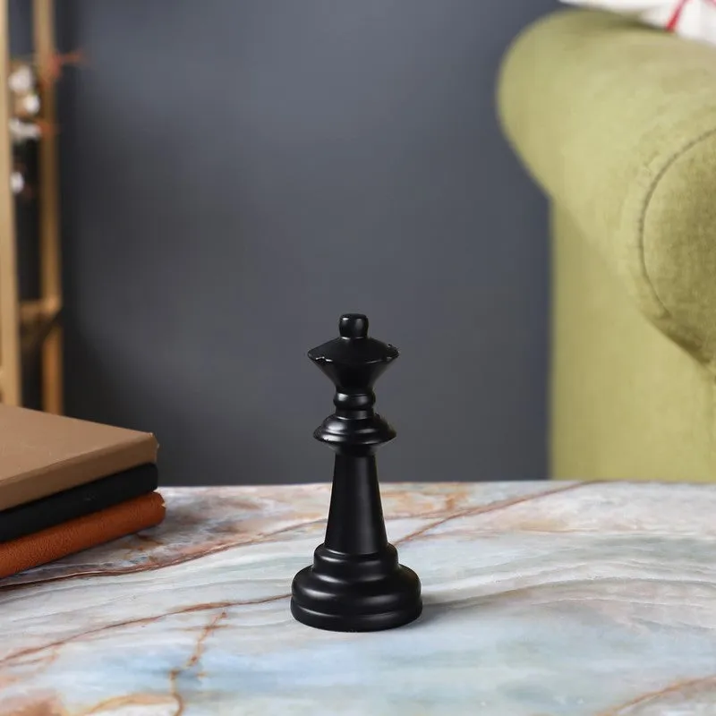 Minimalist Black Chess Showpiece media 1