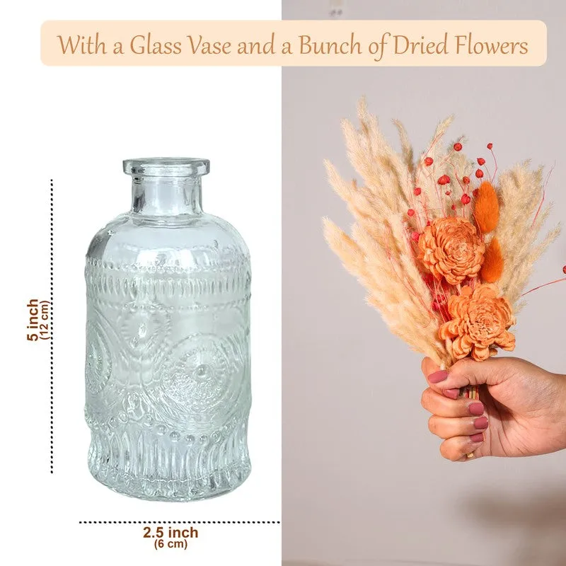 Bloom Carrier Vase With Flower Bunch - Two Piece Set media 6