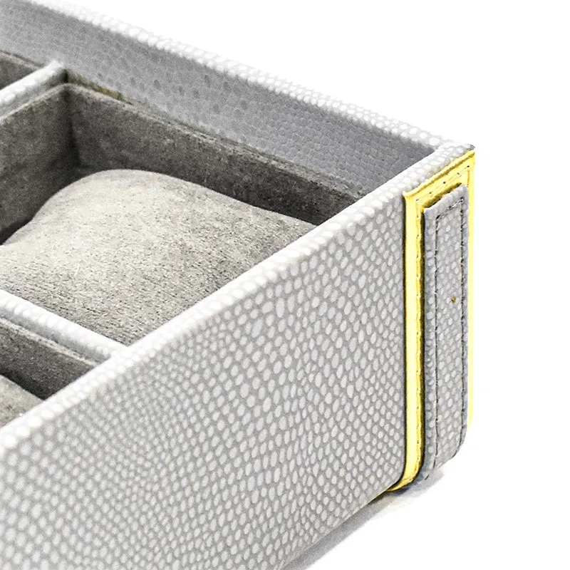 Tisquo II Faux Leather Watch Organizer - Grey media 7
