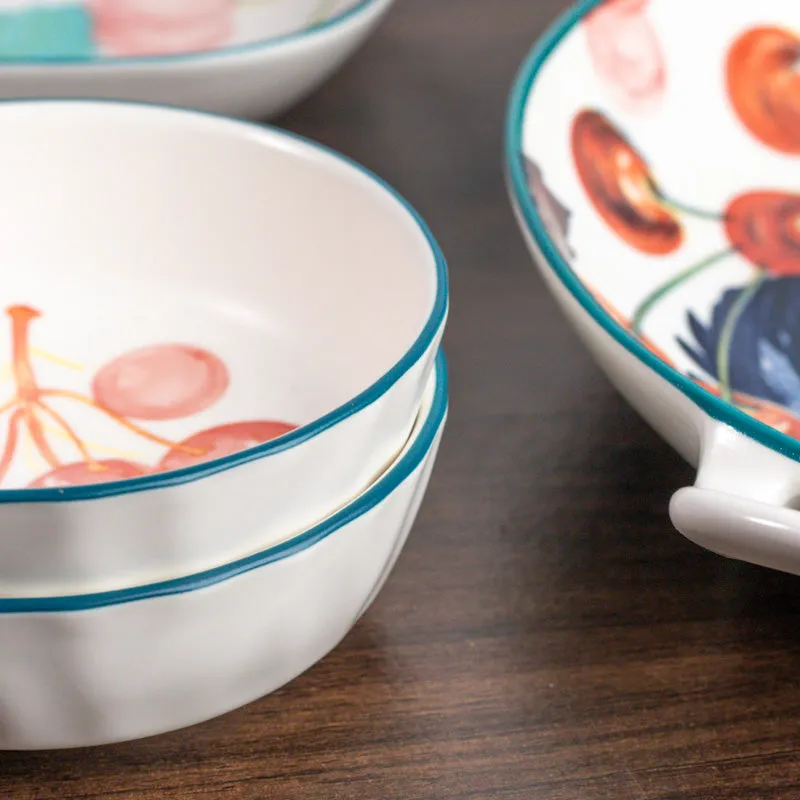 Floral Fest Porcelain Platter - Four Piece Set media 4