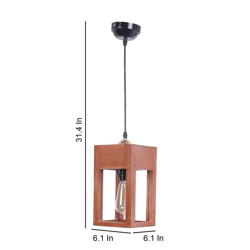 Ismera Wooden Ceiling Lamp media 5