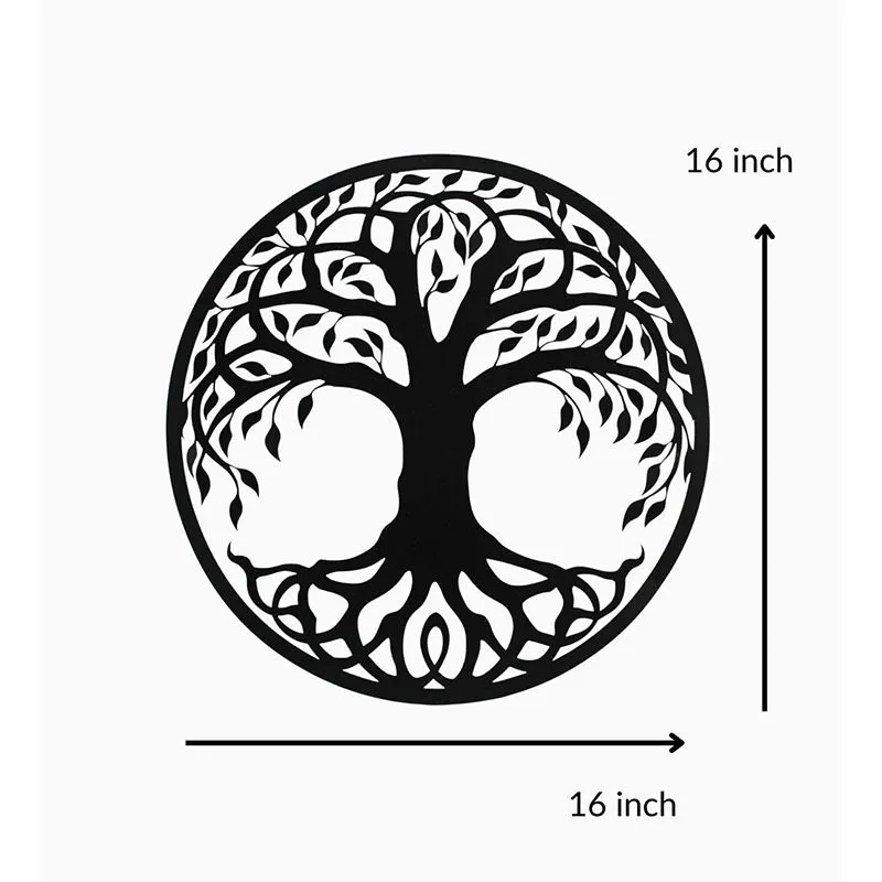 Tree Of Life Black Iron Wall Accent media 5